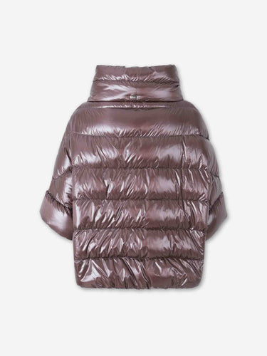 Herno Mujer Barcelona Plumífero Manga Corta color Marrón sku 774-000655 01 - Foto 2
