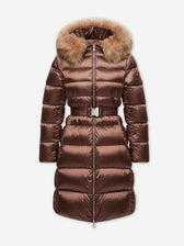 Moncler Mujer Barcelona Plumífero Largo Leersies color Caramelo sku 774-000659 01 - Foto 1