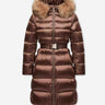 Moncler Mujer Barcelona Plumífero Largo Leersies color Caramelo sku 774-000659 01 - Foto 1