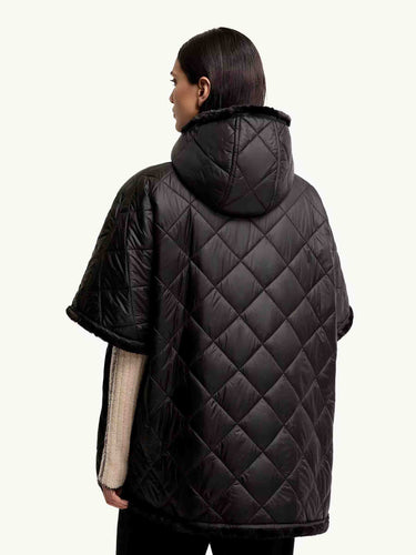 Moncler Mujer Barcelona Capa Reversible Capucha color Negro sku 774-000661 01 - Foto 4