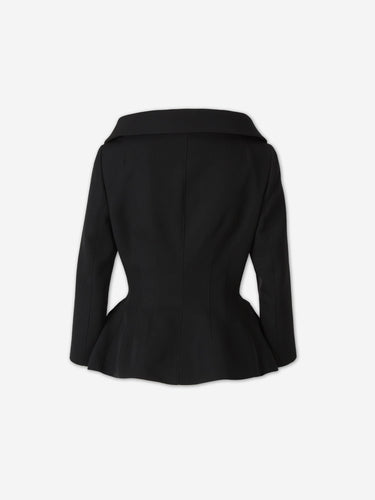 Magda Butrym Mujer Barcelona Blazer Entallada Peplum color Negro sku 774-000688 01 - Foto 2
