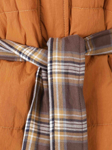 Marbell Mujer Barcelona Plumífero Largo Poliamida color Naranja Oscuro sku 774-000692 01 - Foto 3