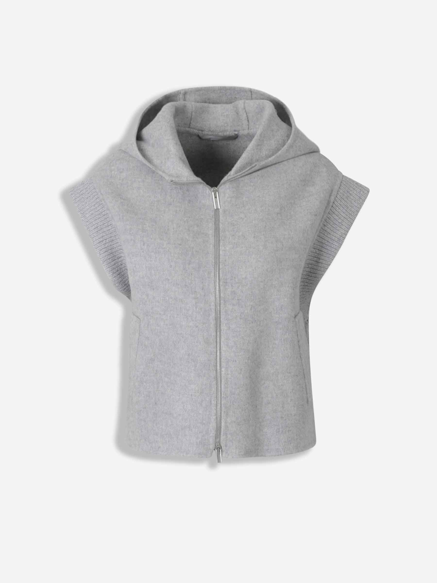 Peserico Mujer Barcelona Chaleco Lana Punto color Gris sku 775-000216 01 - Foto 1