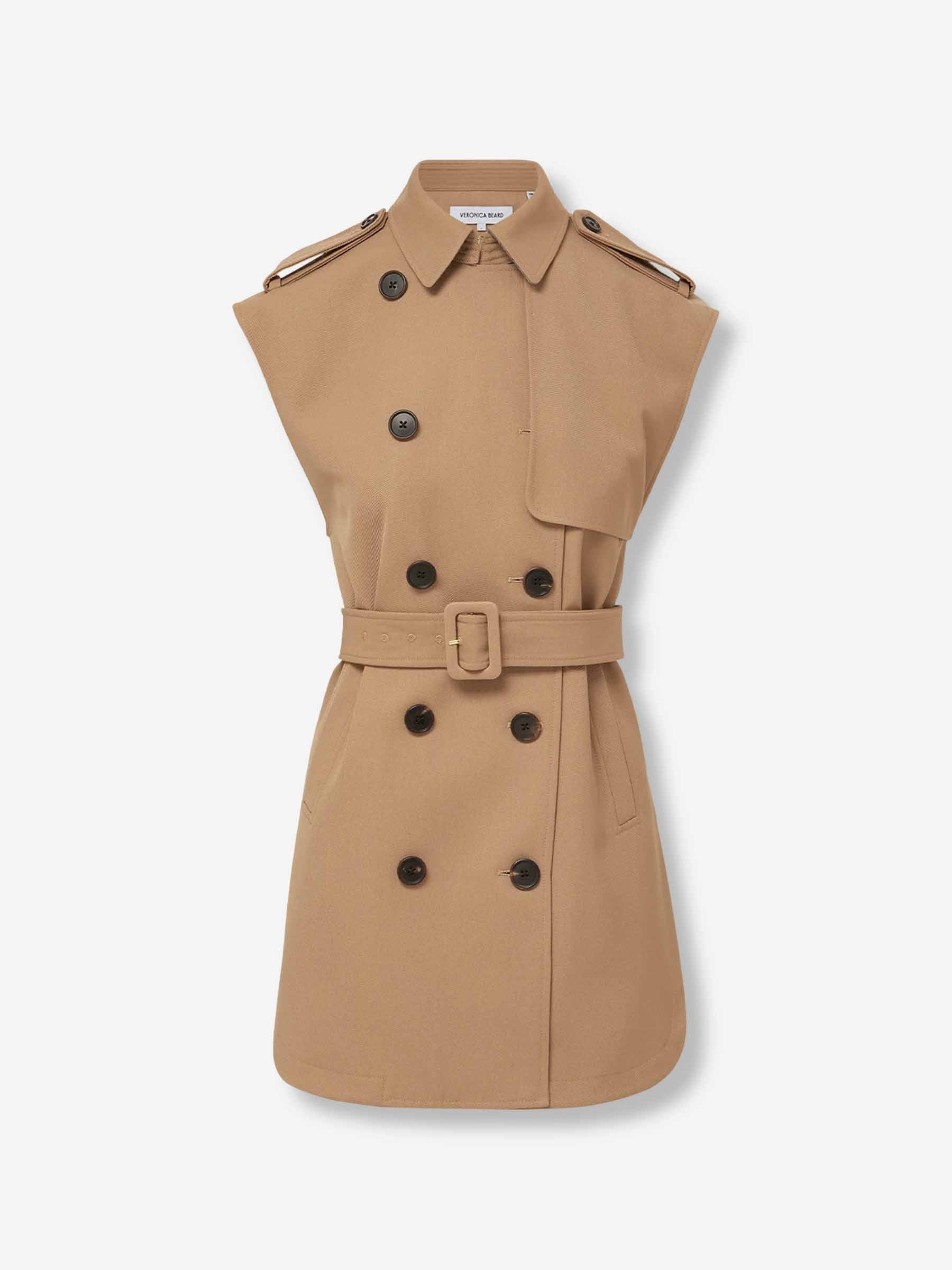 Veronica Beard Mujer Barcelona Chaleco Gabardina Willmott color Camel sku 775-000218 01 - Foto 1
