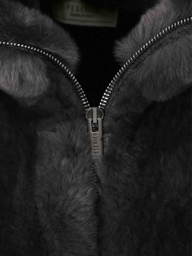 Peserico Mujer Barcelona Chaleco Faux Fur color Gris Oscuro sku 775-000219 01 - Foto 3