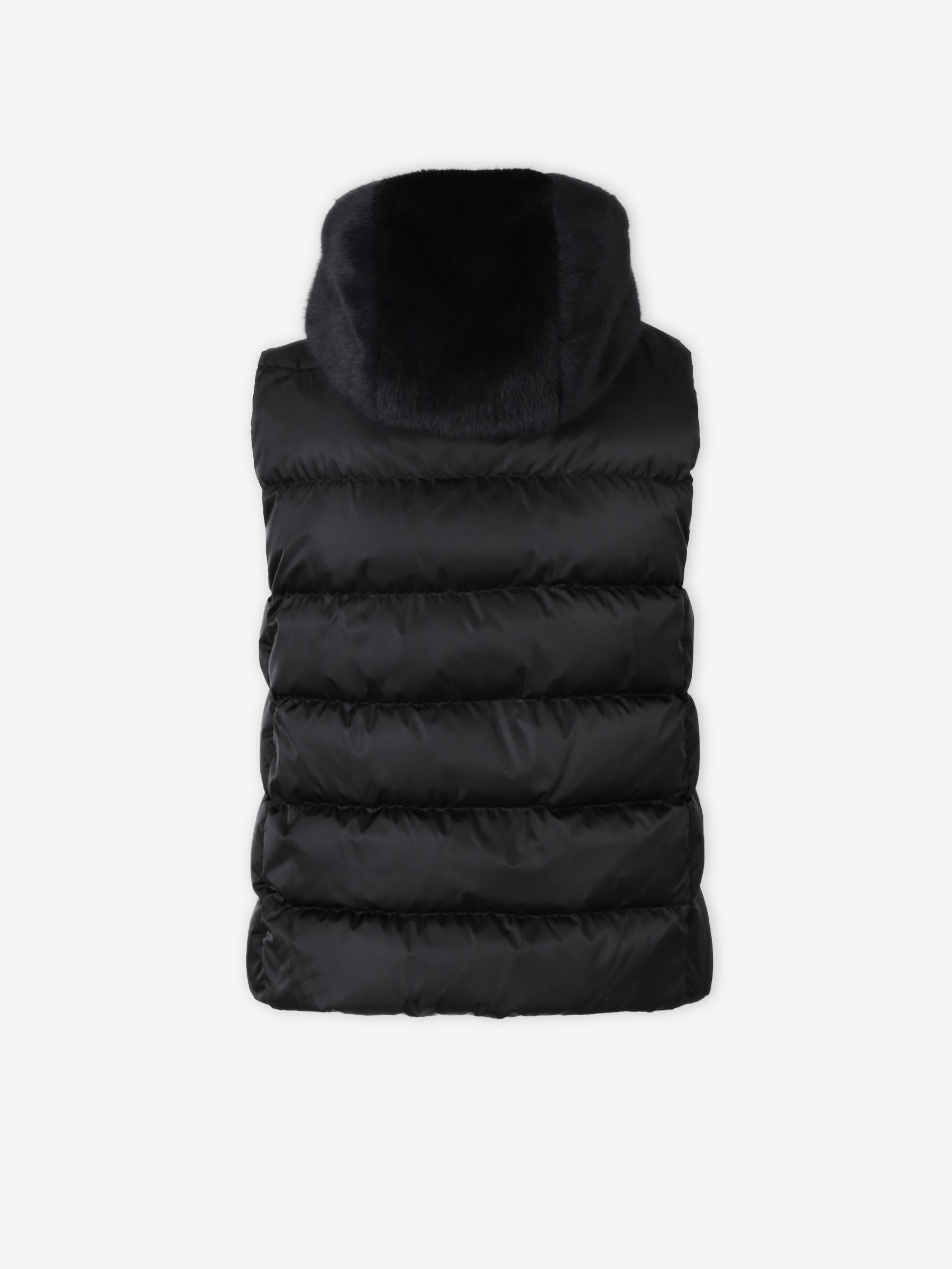 Herno Mujer Barcelona Chaleco Acolchado Capucha color Negro sku 775-000220 01 - Foto 2