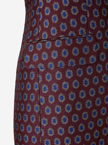 Dries Van Noten Mujer Barcelona Chaleco Estampado color Burdeos sku 775-000221 01 - Foto 4