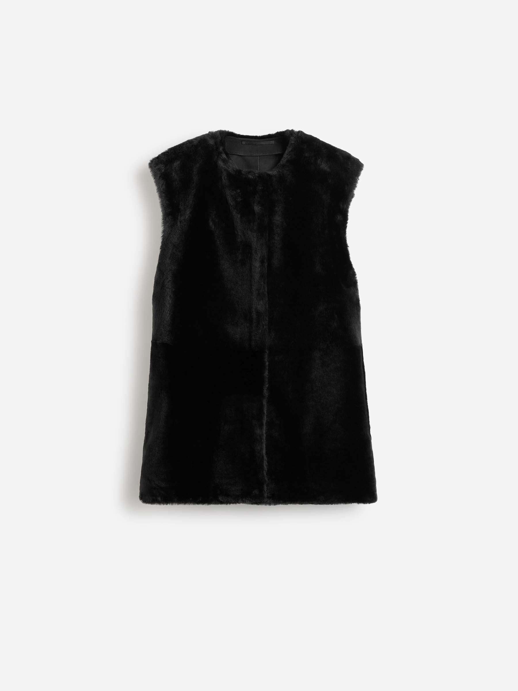TOTEME Mujer Barcelona Chaleco Pelo Shearling color Negro sku 775-000227 01 - Foto 1