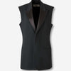 Ami Paris Mujer Barcelona Chaleco Vestir Lana color Negro sku 775-000230 01 - Foto 1