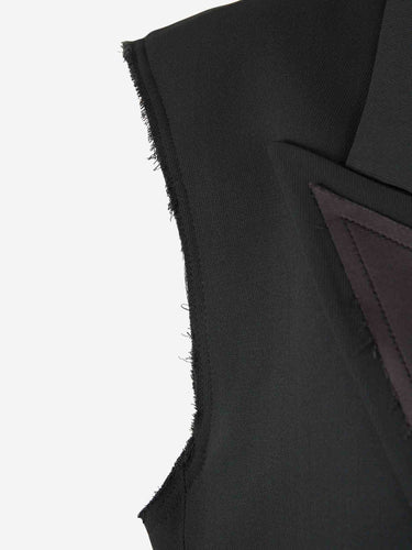 Ami Paris Mujer Barcelona Chaleco Vestir Lana color Negro sku 775-000230 01 - Foto 4