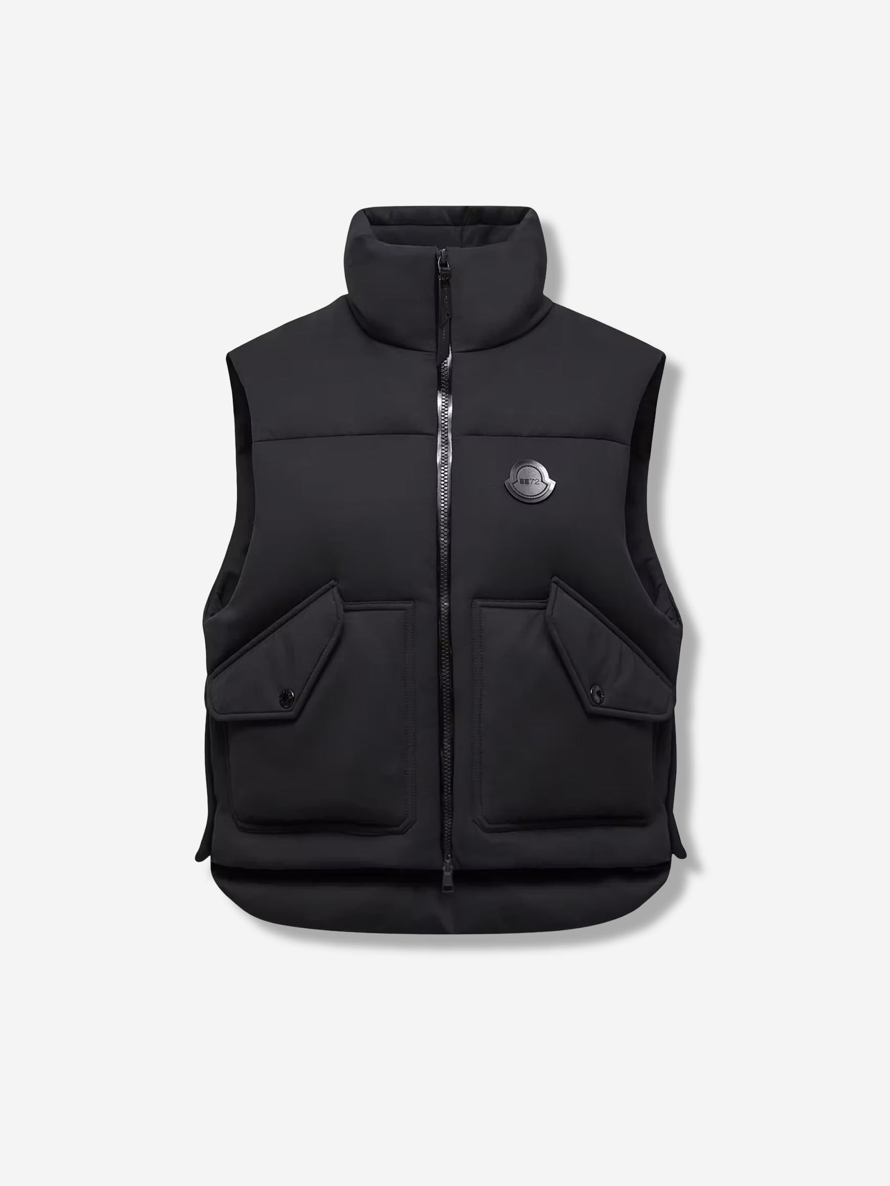 Moncler Genius Edward Enninful Mujer Barcelona Chaleco Plumífero Otis color Negro sku 775-000233 01 - Foto 1