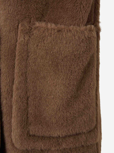 Max Mara Mujer Barcelona Chaleco Largo Teddy color Marrón sku 775-000235 01 - Foto 4