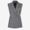 Peserico Mujer Barcelona Chaleco Recto color Ébano sku 775-000238 01 - Foto 1