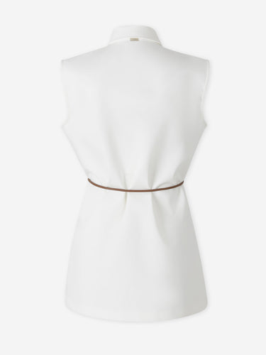 Herno Mujer Barcelona Chaleco Dense Rome color Blanco sku 775-000241 01 - Foto 2
