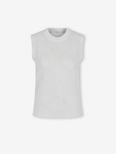 Peserico Mujer Barcelona Top con Calados color Blanco sku 775-000242 01 - Foto 1