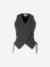 McQueen Mujer Barcelona Chaleco Lana color Gris Oscuro sku 775-000244 01 - Foto 1