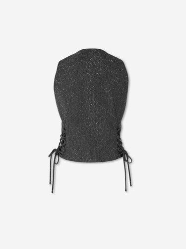 McQueen Mujer Barcelona Chaleco Lana color Gris Oscuro sku 775-000244 01 - Foto 2