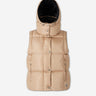 Moncler Mujer Barcelona Chaleco Plumífero Macareux color Camel sku 775-000252 01 - Foto 1