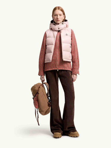 Moncler Hombre Barcelona Chaleco Plumífero Niverolle color Rosa Palo sku 775-000254 01 - Foto 2