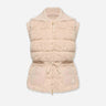 Moncler Mujer Barcelona Chaleco Plumífero Lana Cashmere color Crema sku 775-000256 01 - Foto 1