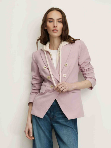 Veronica Beard Mujer Barcelona Capucha Punto Dickey color Marfil sku 775-000259 01 - Foto 3