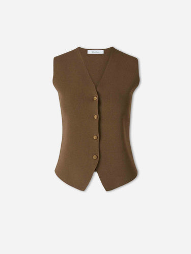 Max Mara Mujer Barcelona Chaleco Punto Botones color Verde Militar sku 775-000262 01 - Foto 1