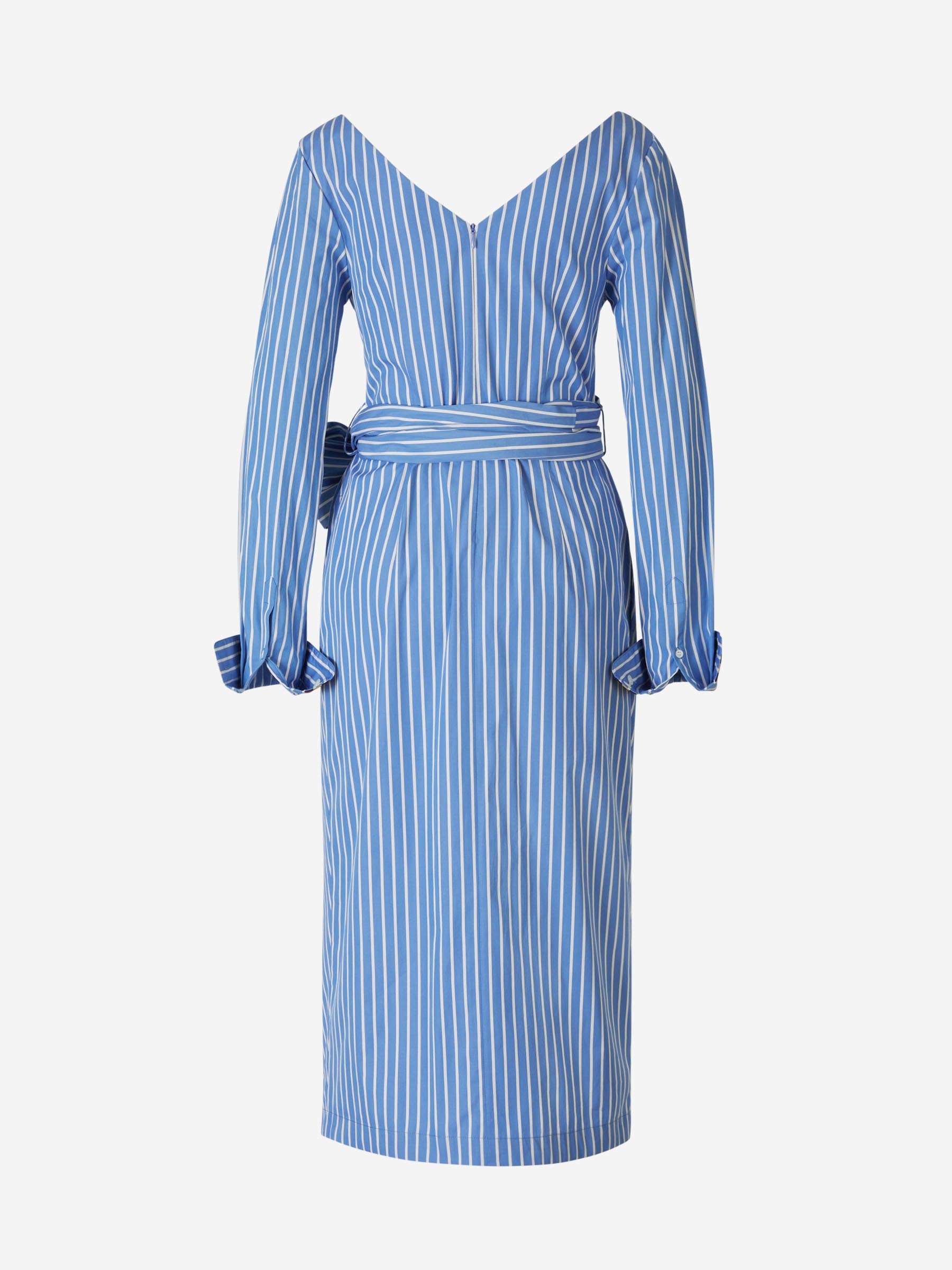 Striped Midi Dress