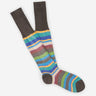 Gallo Hombre Barcelona Calcetines Rayas Multicolor color Marrón Oscuro sku 642-000427 01 - Foto 1