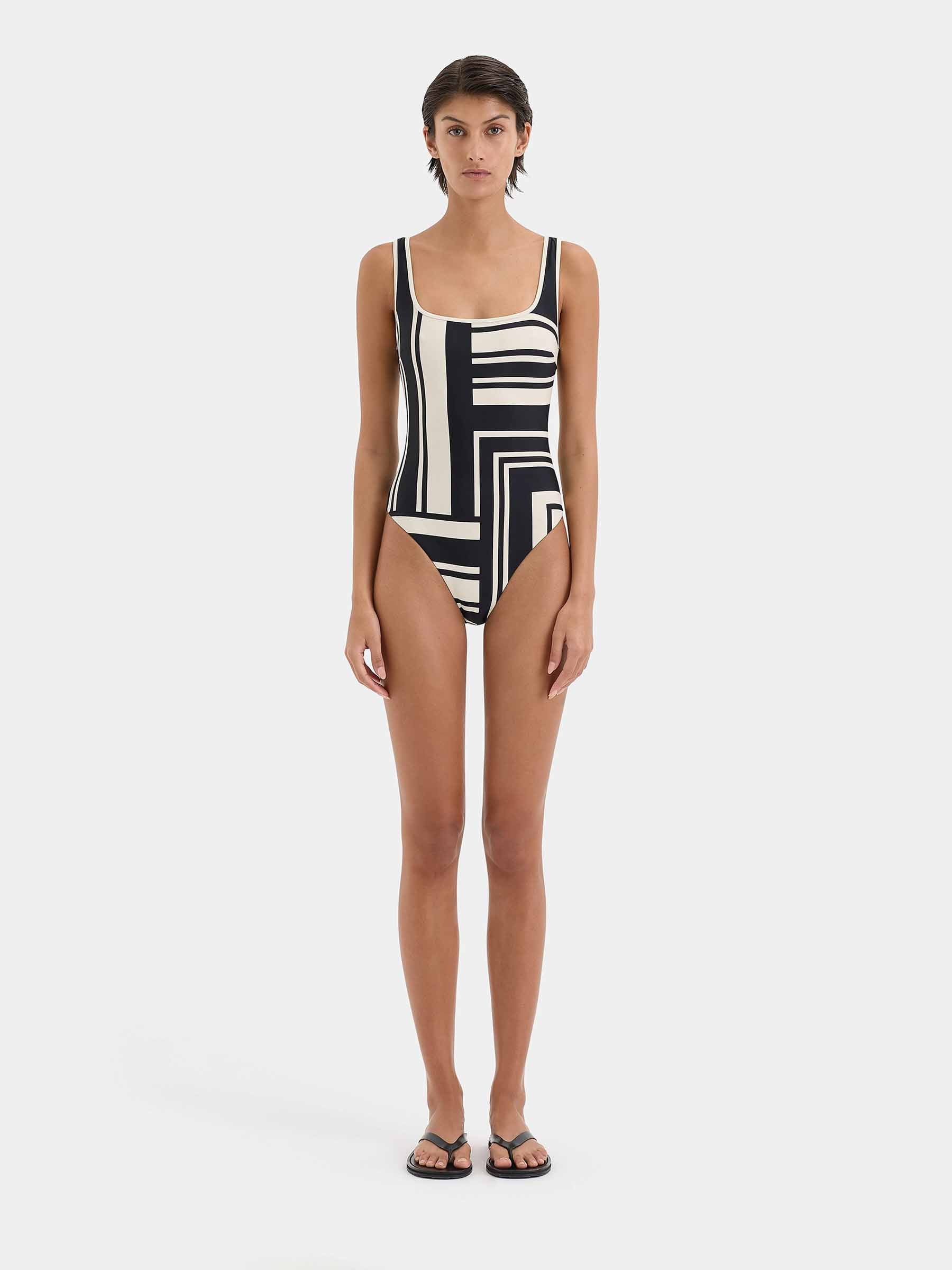 SIR. Mujer Barcelona Bañador Pietra color Blanco Y Negro sku 781-000608 01 - Foto 1