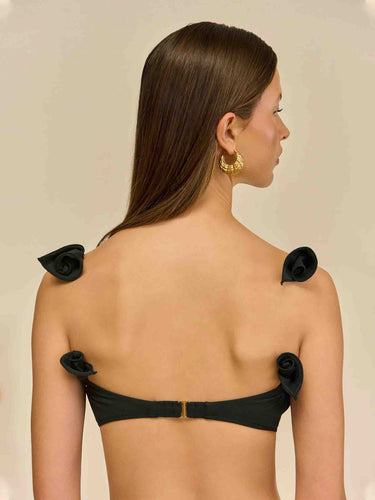 Cult Gaia Mujer Barcelona Bikini Top Maeva color Negro sku 781-000615 01 - Foto 2