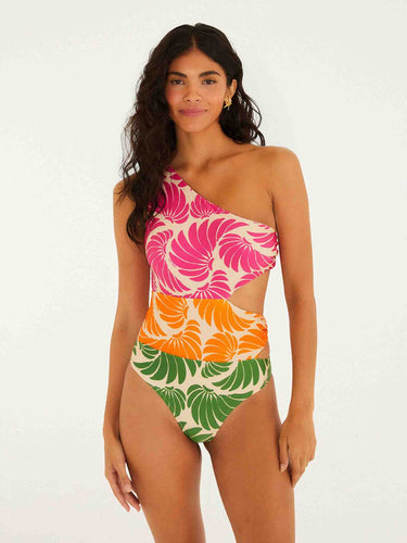 Farm Rio Mujer Barcelona Bañador Estampado Banana color Multicolor sku 781-000621 01 - Foto 1