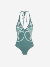 LaDoubleJ Mujer Barcelona Bañador Estampado color Verde Turquesa sku 781-000625 01 - Foto 1