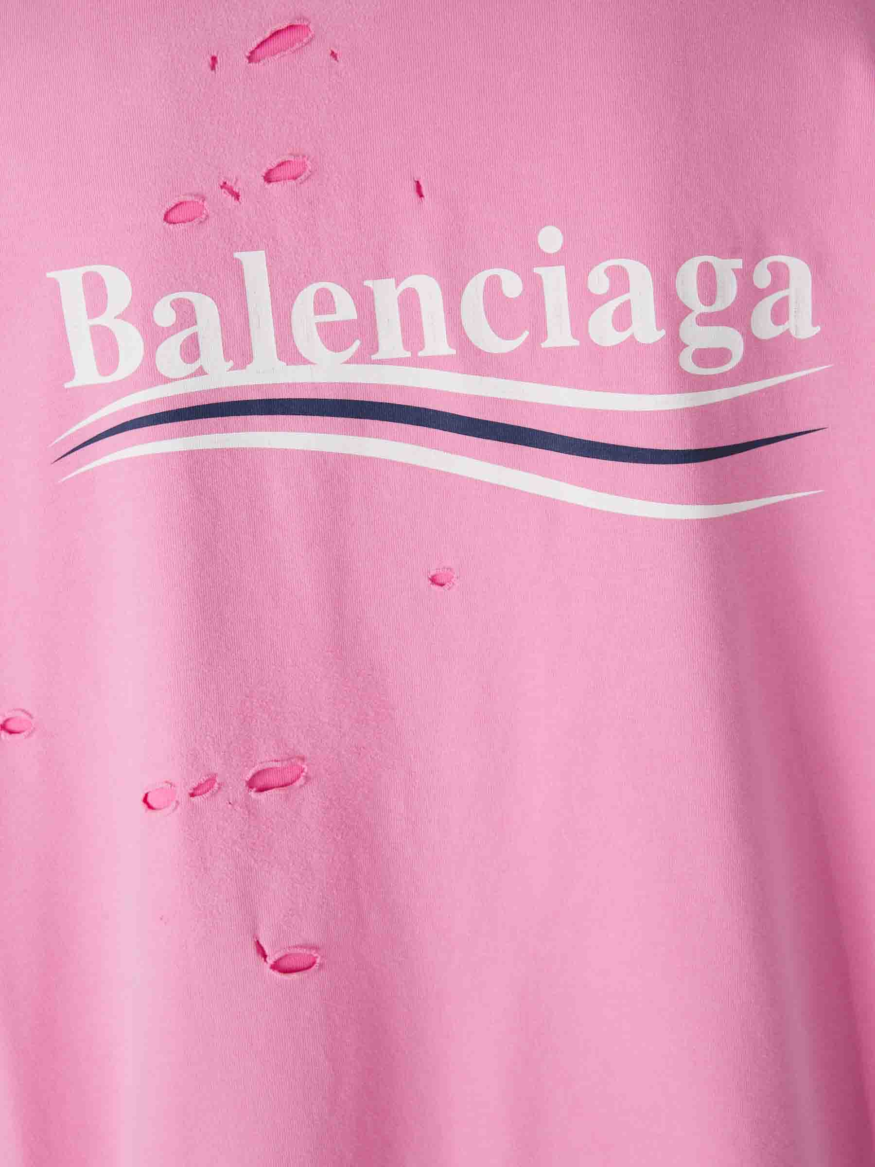 Shirt Balenciaga Ropa Interior Mujer Camiseta De Tipo Tape De