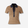 Veronica Beard Mujer Barcelona Polo Canalé Listado color Camel sku 782-001761 01 - Foto 1