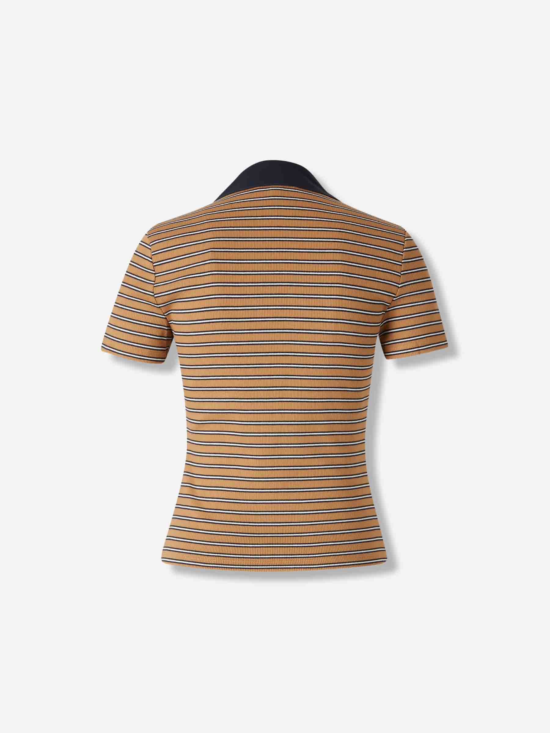 Veronica Beard Mujer Barcelona Polo Canalé Listado color Camel sku 782-001761 01 - Foto 2