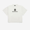 Balenciaga Mujer Barcelona Camiseta Cropped Nano Bb color Blanco sku 782-001766 02 - Foto 1