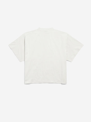 Balenciaga Mujer Barcelona Camiseta Cropped Nano Bb color Blanco sku 782-001766 02 - Foto 2
