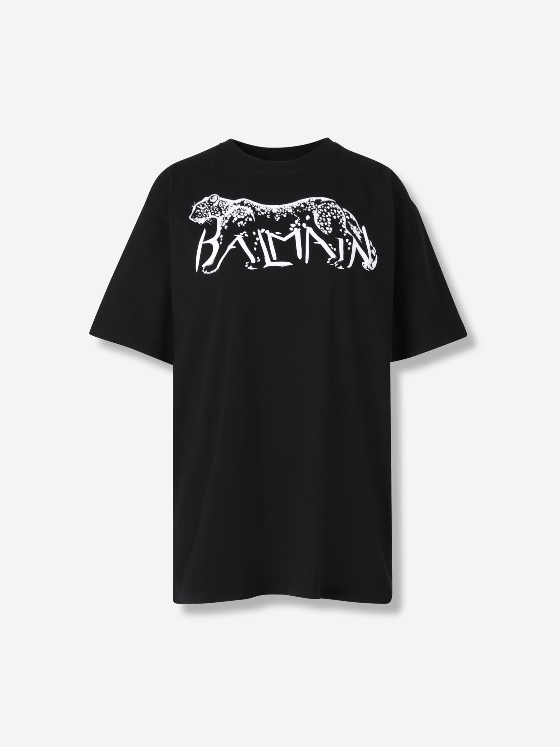 Balmain Mujer Barcelona Camiseta Estampado Leopardo color Negro sku 782-001767 01 - Foto 1