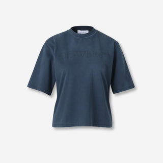 Off-White Mujer Barcelona Camiseta Cuello Redondo color Azul Marino sku 782-001781 01 - Foto 1