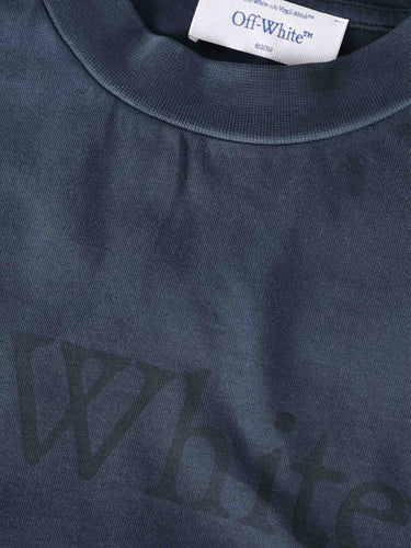 Off-White Mujer Barcelona Camiseta Cuello Redondo color Azul Marino sku 782-001781 01 - Foto 3
