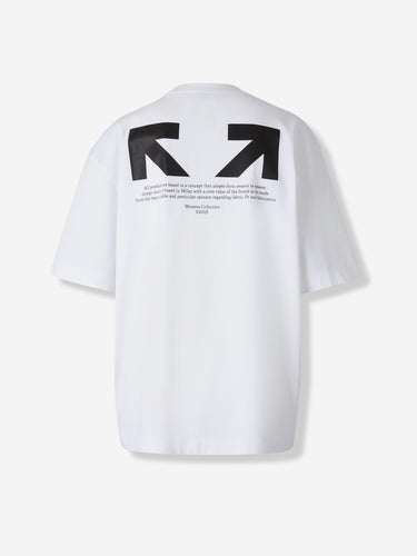 Off-White Mujer Barcelona Camiseta Cuello Redondo color Blanco sku 782-001782 01 - Foto 2