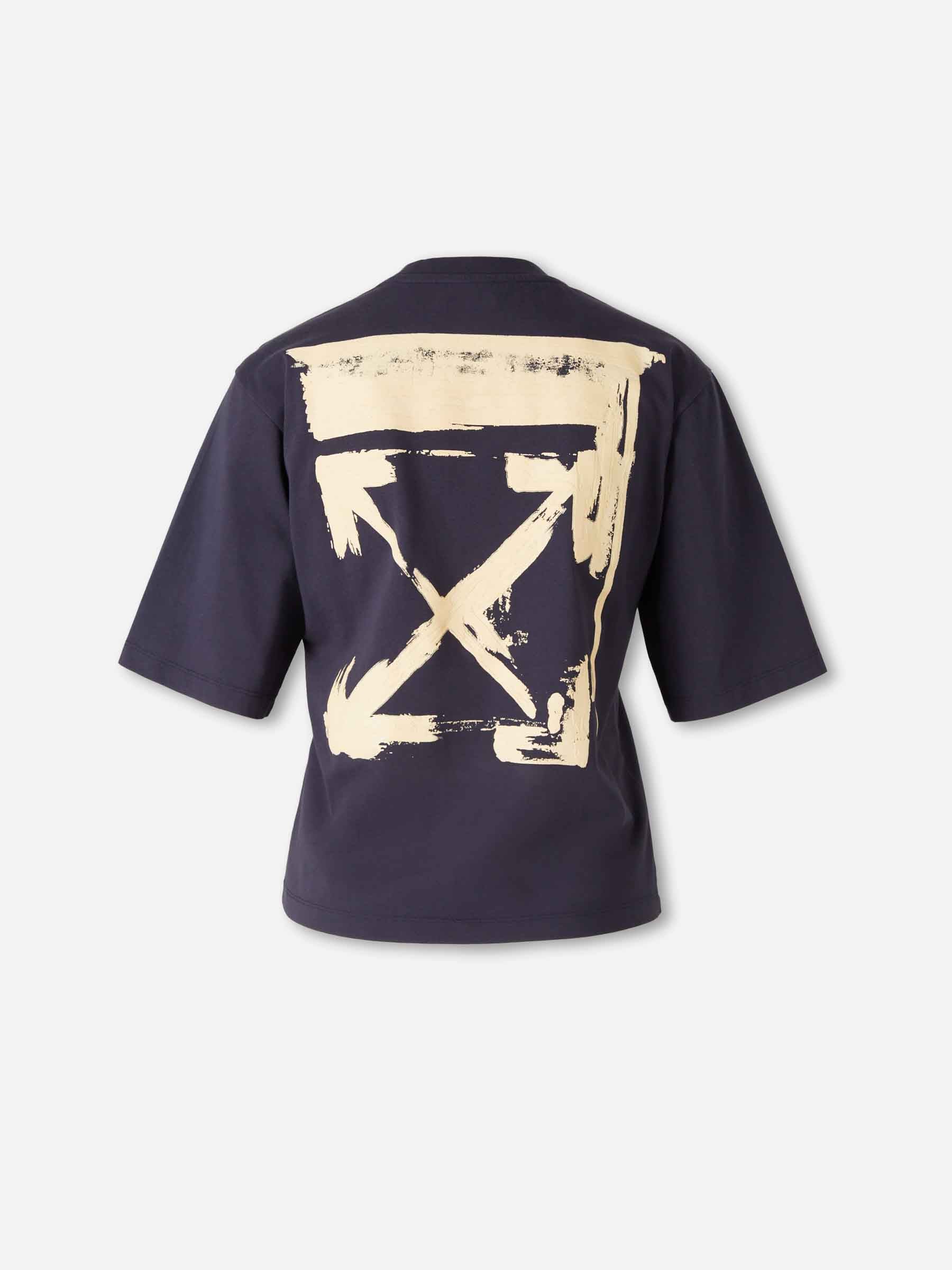 Off-White Mujer Barcelona Camiseta Cuello Redondo color Azul Noche sku 782-001784 01 - Foto 2