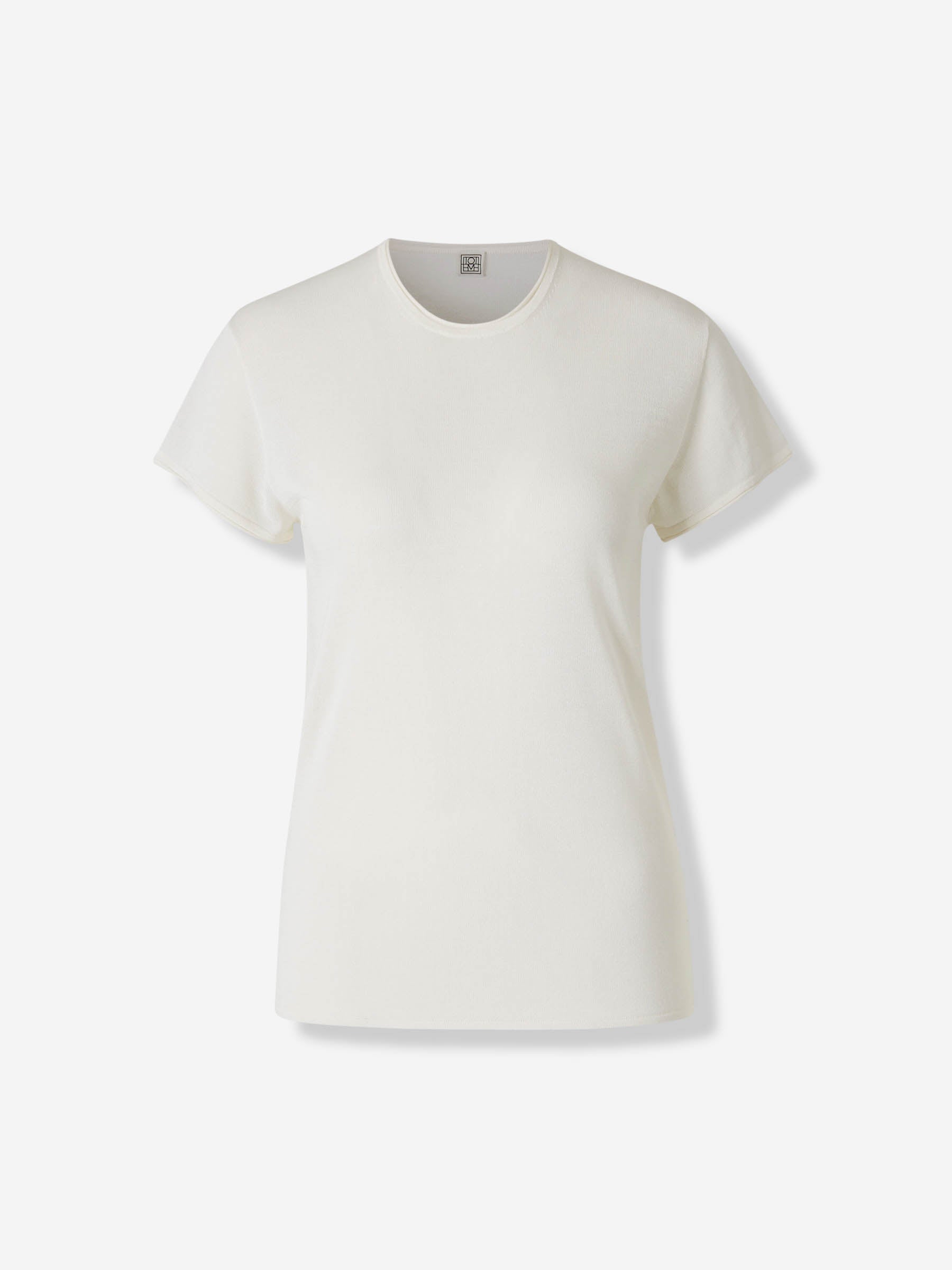 TOTEME Mujer Barcelona Camiseta Cuello Redondo color Crema sku 782-001794 01 - Foto 1