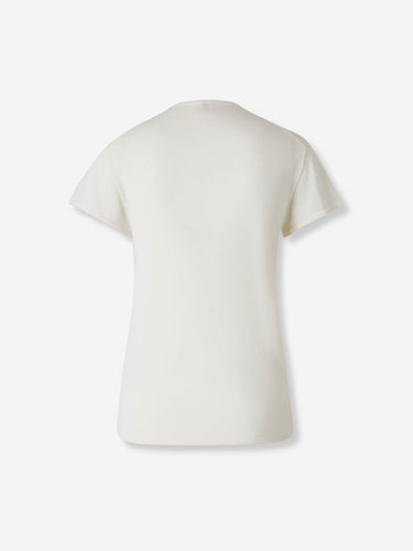 TOTEME Mujer Barcelona Camiseta Cuello Redondo color Crema sku 782-001794 01 - Foto 2