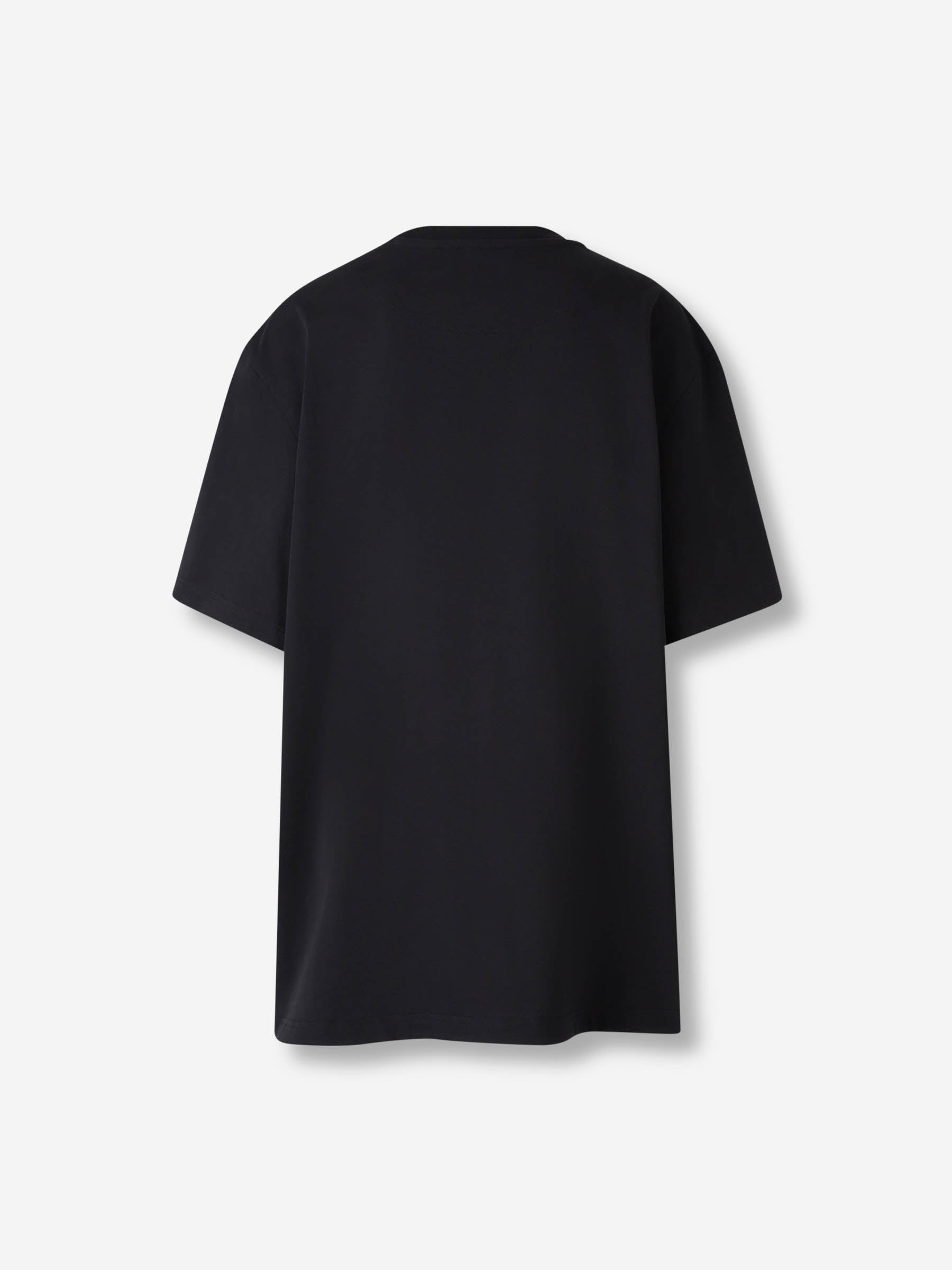 The Attico Mujer Barcelona Camiseta Lisa Logo color Negro sku 782-001798 02 - Foto 2