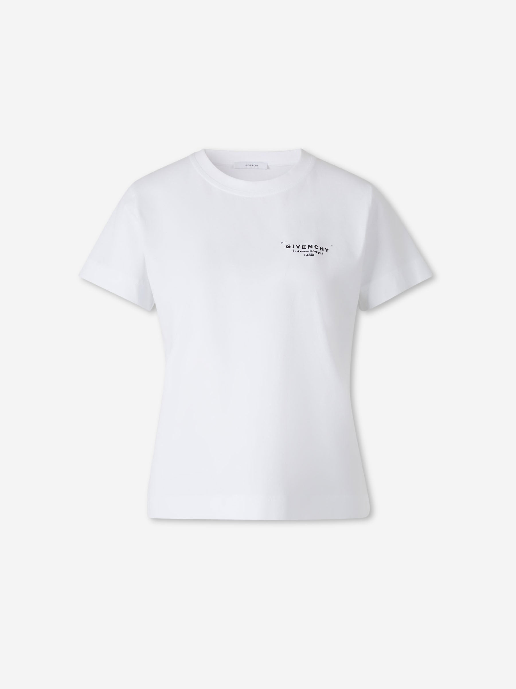 Givenchy Mujer Barcelona Camiseta algodón Logo color Blanco sku 782-001799 01 - Foto 1
