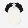 Courrèges Mujer Barcelona Camiseta Bicolor Algodón color Blanco sku 782-001800 01 - Foto 1