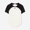 Courrèges Mujer Barcelona Camiseta Bicolor Algodón color Blanco sku 782-001800 01 - Foto 1