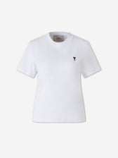 Ami Paris Mujer Barcelona Camiseta de algodón color Blanco sku 782-001801 01 - Foto 1