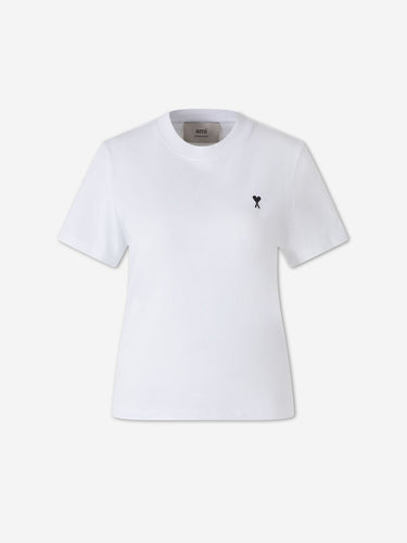 Ami Paris Mujer Barcelona Camiseta de algodón color Blanco sku 782-001801 01 - Foto 1
